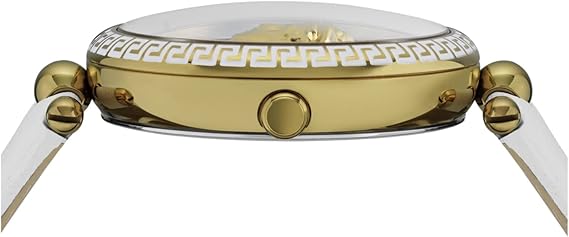Versace Palazzo Empire Blanc &amp; Or – L’Élégance Pure Signée Haute Couture