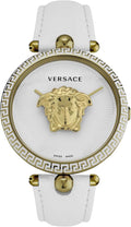 Versace Palazzo Empire Blanc &amp; Or – L’Élégance Pure Signée Haute Couture