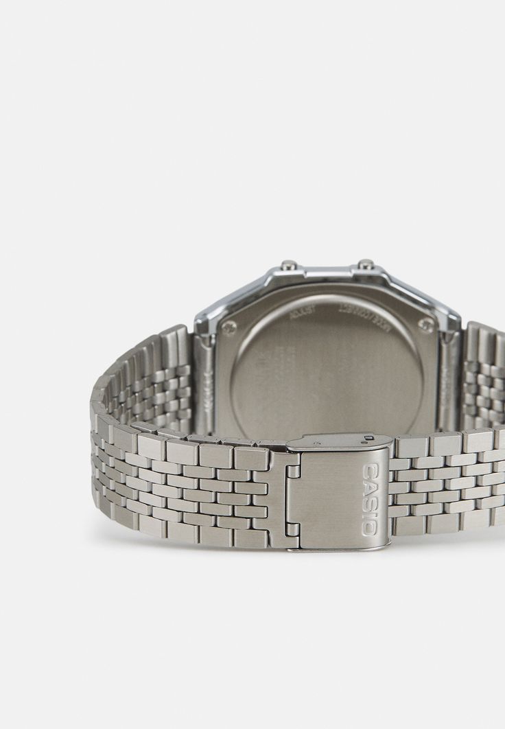 Montre Casio Numérique Rétro Homme – Acier Inoxydable, Étanche, Style Vintage