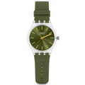 Swatch Green Minimal Swiss Watch