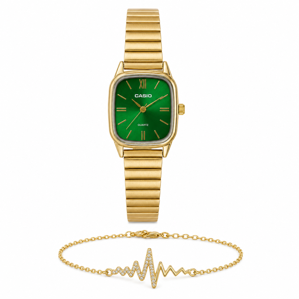 CASIO Luméa Flex Gold Vert Émeraude
