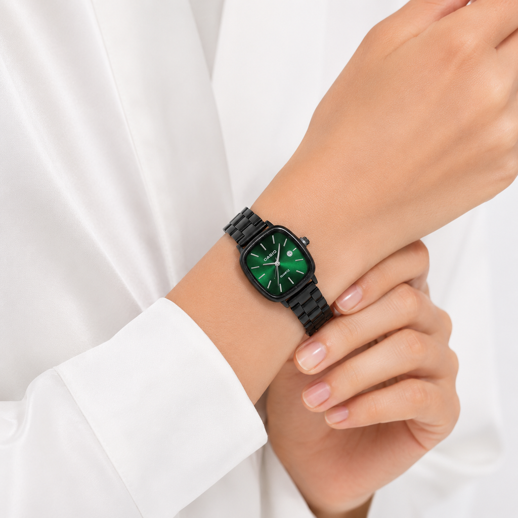 CASIO Luméa Noir Vert Émeraude