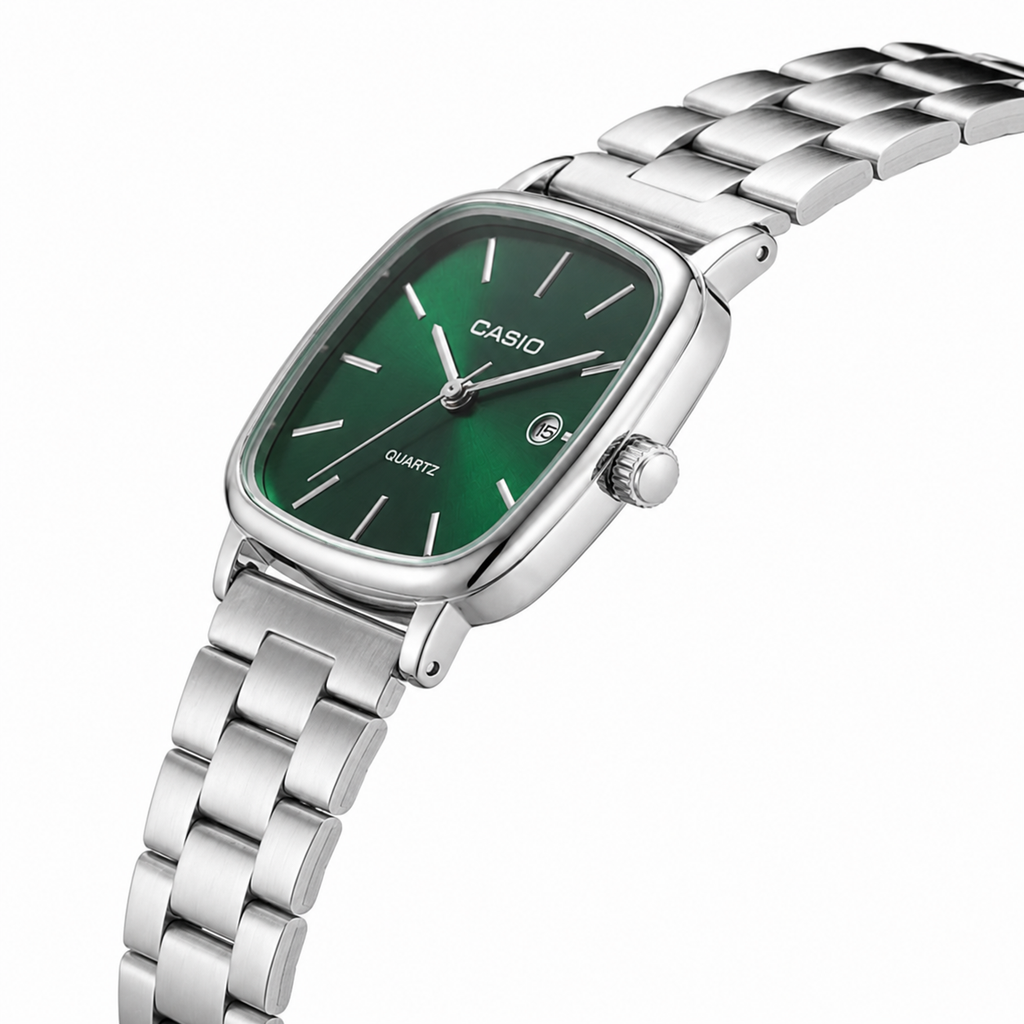 CASIO Luméa Silver Vert Émeraude