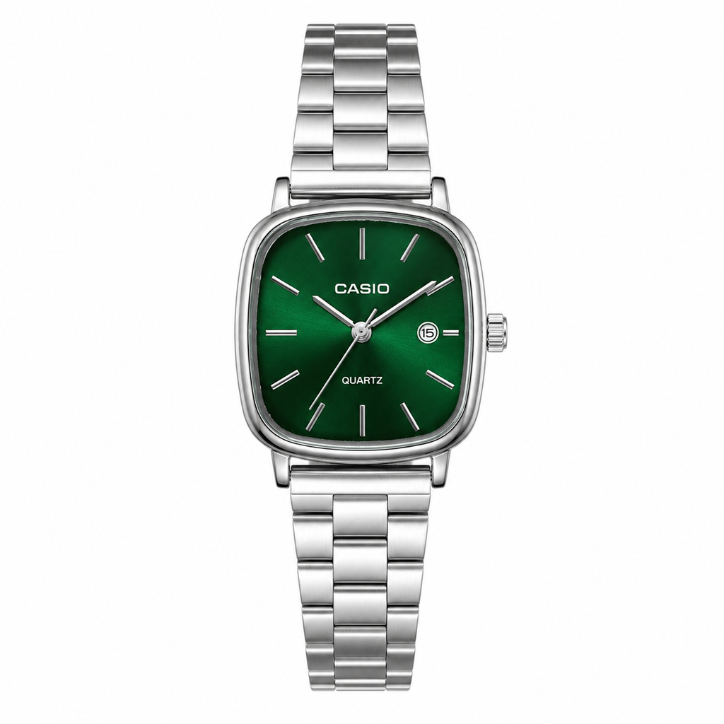 CASIO Luméa Silver Vert Émeraude