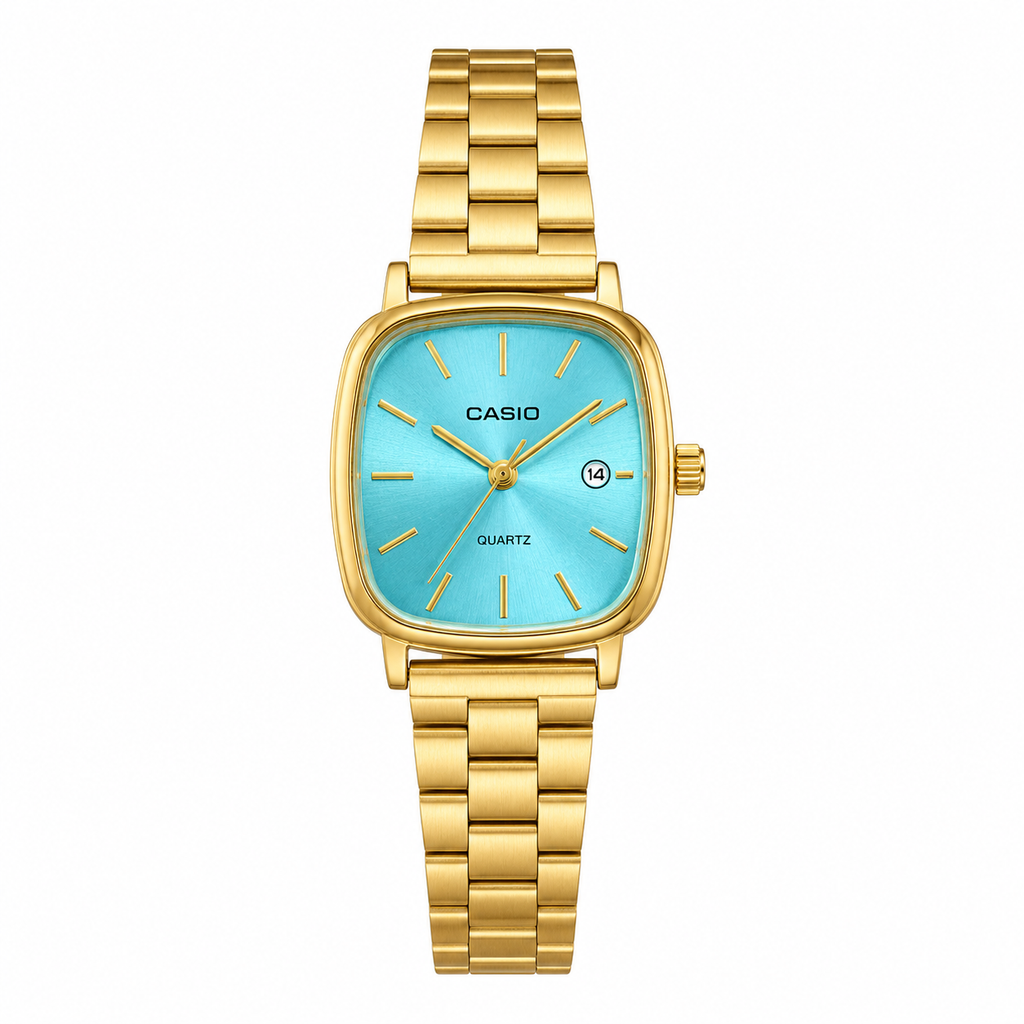 CASIO Luméa Gold Bleu Tiffany