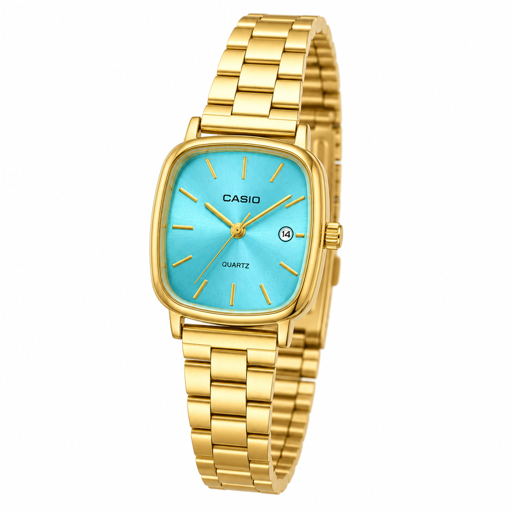 CASIO Luméa Gold Bleu Tiffany