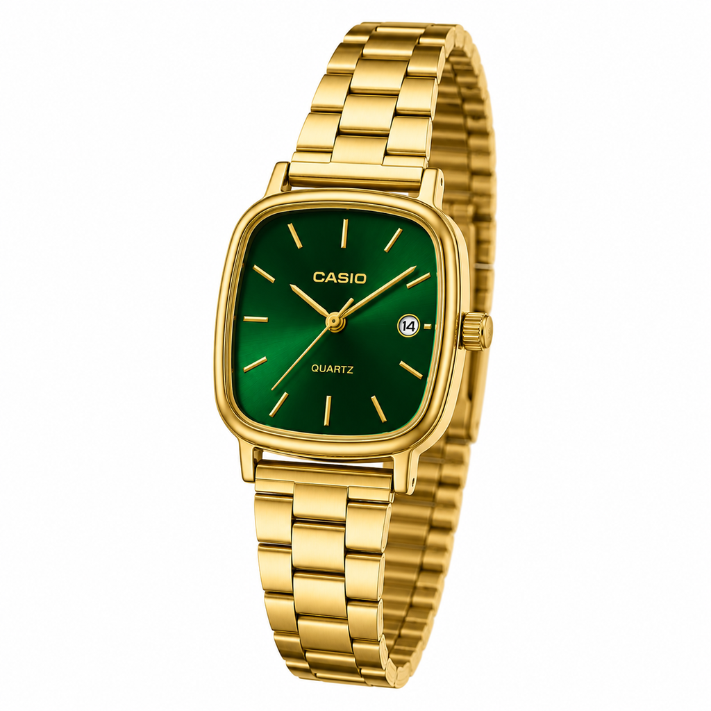 CASIO Luméa Gold Vert Émeraude