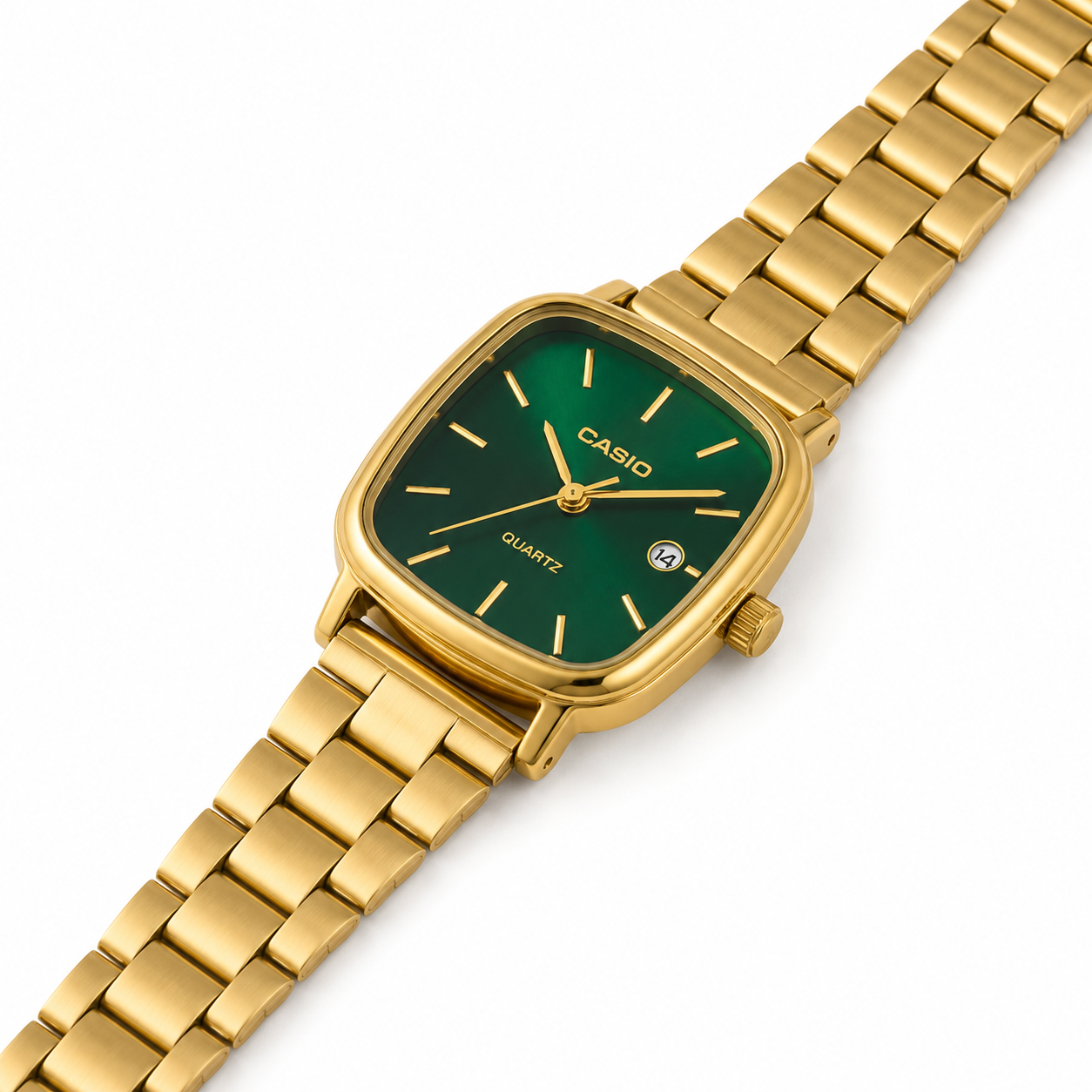 CASIO Luméa Gold Vert Émeraude