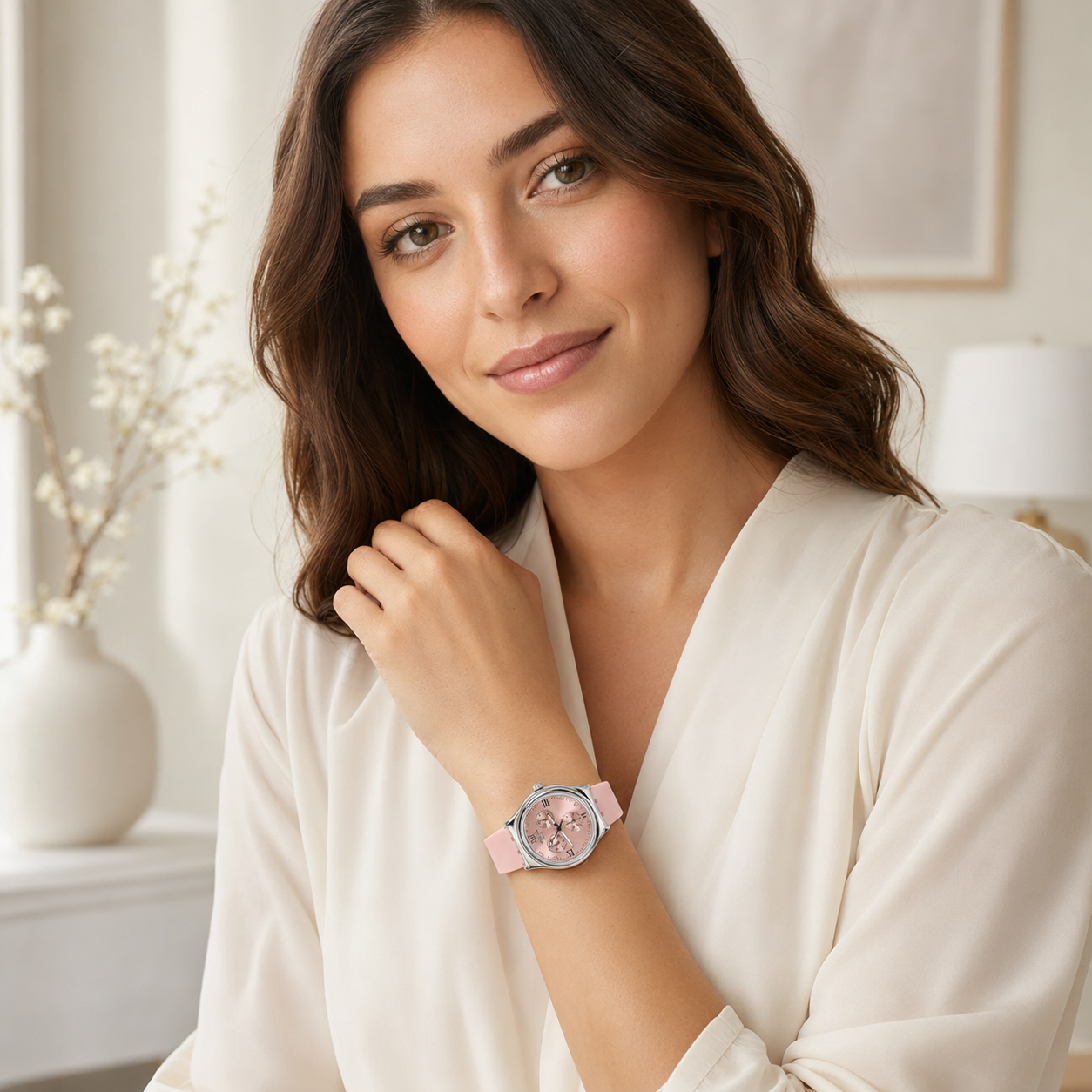 Swatch Chrono Rose Tendresse – L’Élégance Féminine au Quotidien