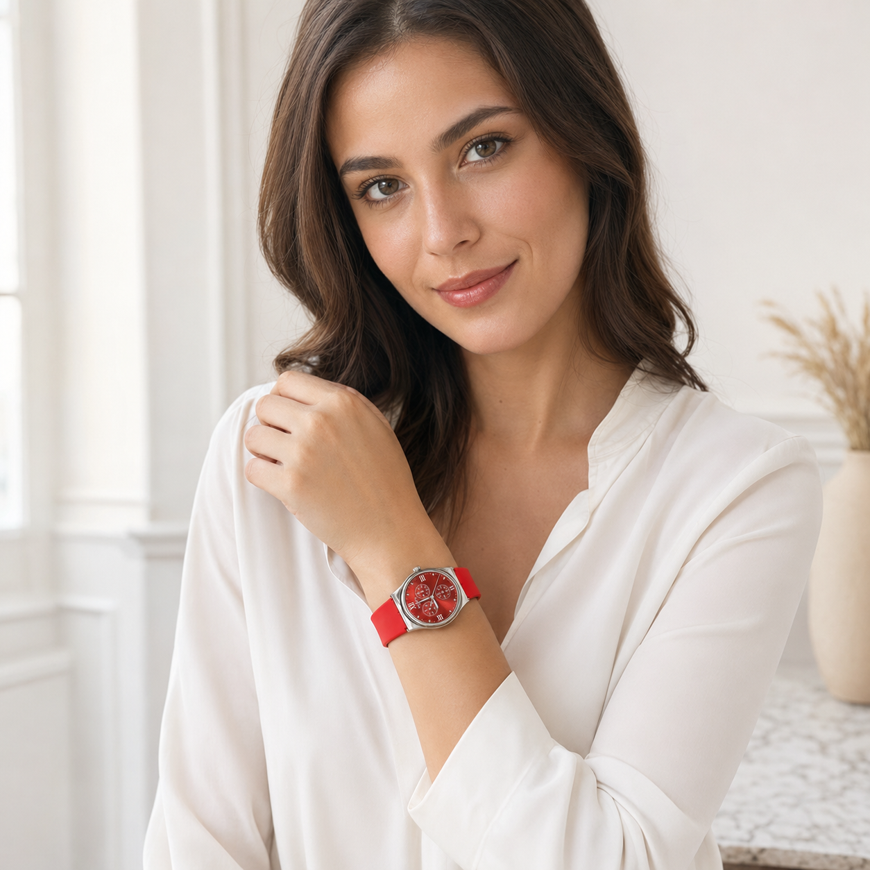 Swatch Chrono Rouge Éclat – L’Énergie du Rouge au Poignet