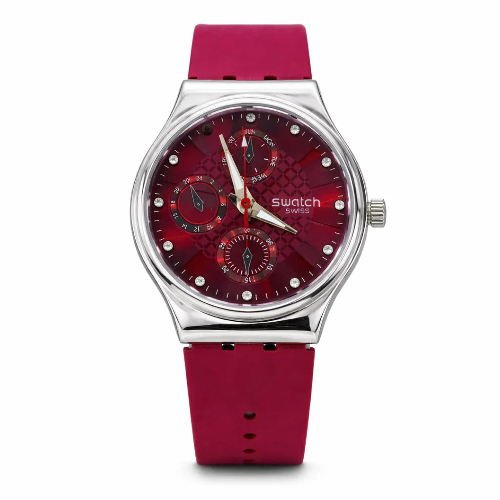 Swatch Rouge Chronographe Raffiné