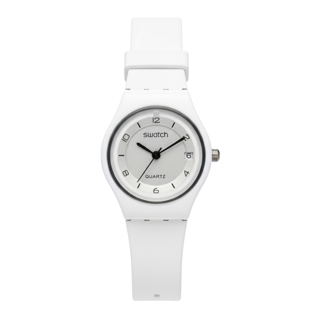 Montre Femme Swatch 3162 Sport Blanche – Élégance Pure & Style Intemporel 26–28mm