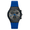 Montre Swatch Bleu Nocturne – L'Alliance Parfaite du Sport Urbain et de la Précision Chronographe