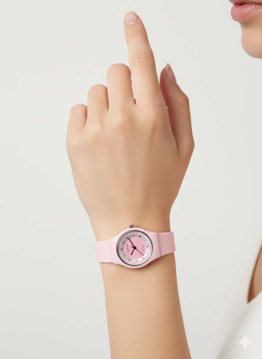 Montre Femme Swatch 3162 Sport pastel pink  – Élégance, Confort et Style Actif 26–28mm