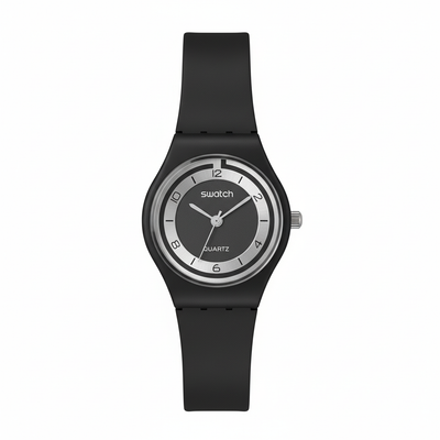 Montre Femme Swatch 3162 Sport Noire – Élégance Intemporelle & Esprit Sportif 26–28mm
