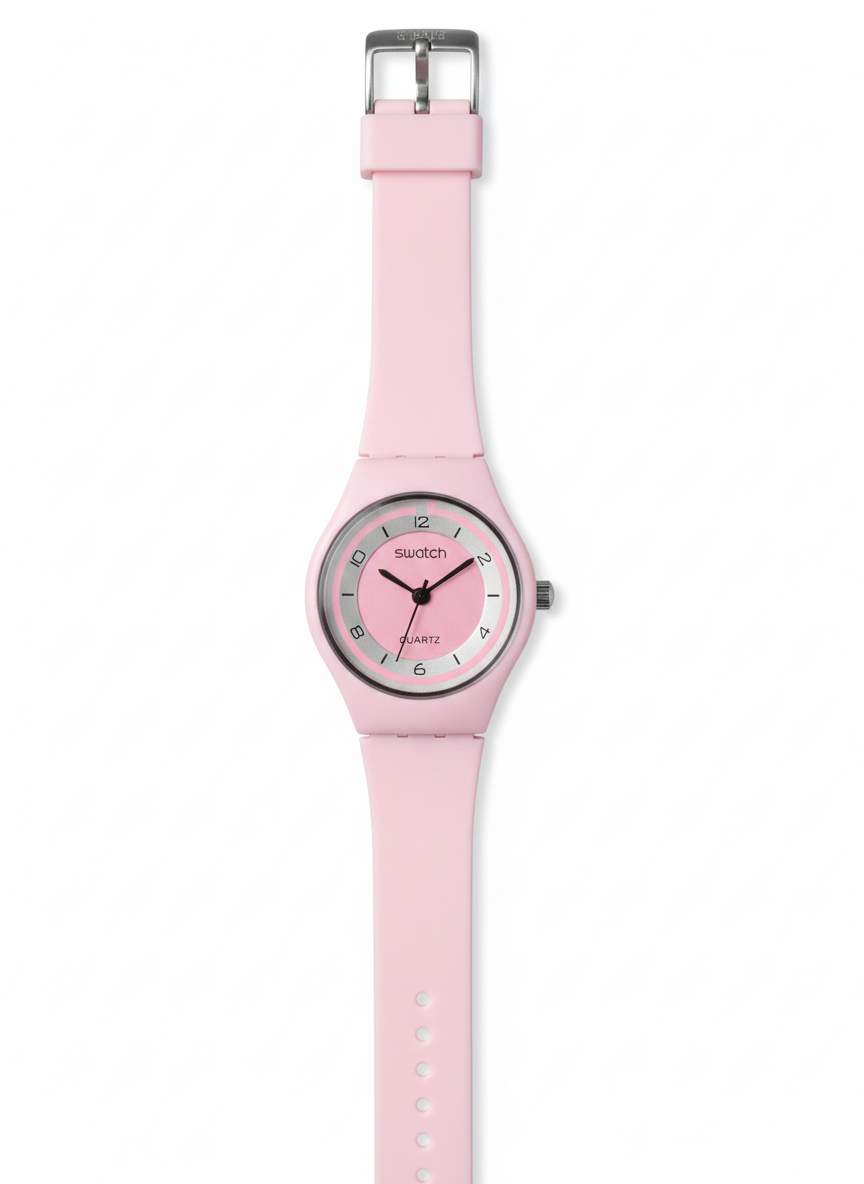 Montre Femme Swatch 3162 Sport pastel pink  – Élégance, Confort et Style Actif 26–28mm