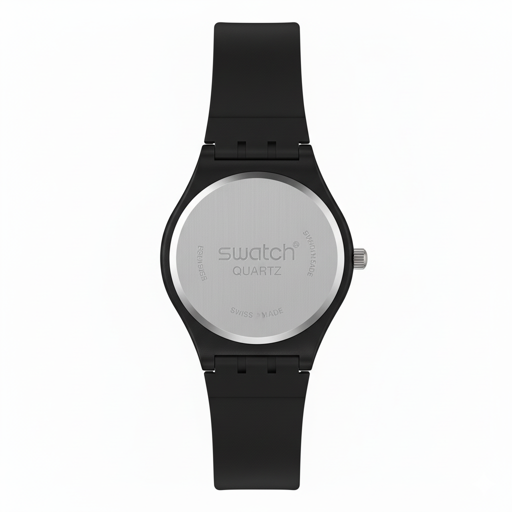 Montre Femme Swatch 3162 Sport Noire – Élégance Intemporelle & Esprit Sportif 26–28mm