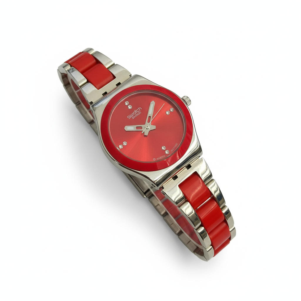 Swatch Red Fusion – L’Énergie du Rouge au Style Audacieux