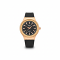 Montre Swatch Noir &amp; Or Rose – L’Élégance Intemporelle au Style Contemporain