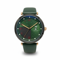 Montre Homme Emporio Armani AR5892 – Design Vert Élégant, Bracelet Silicone Vert, Quartz