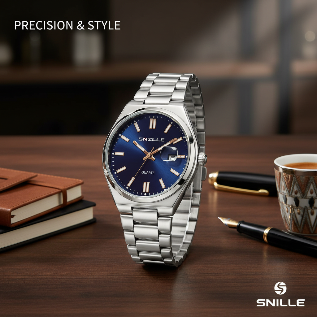 SNILLE Blue Sunray Steel – L’Élégance Classique au Style Distinctif