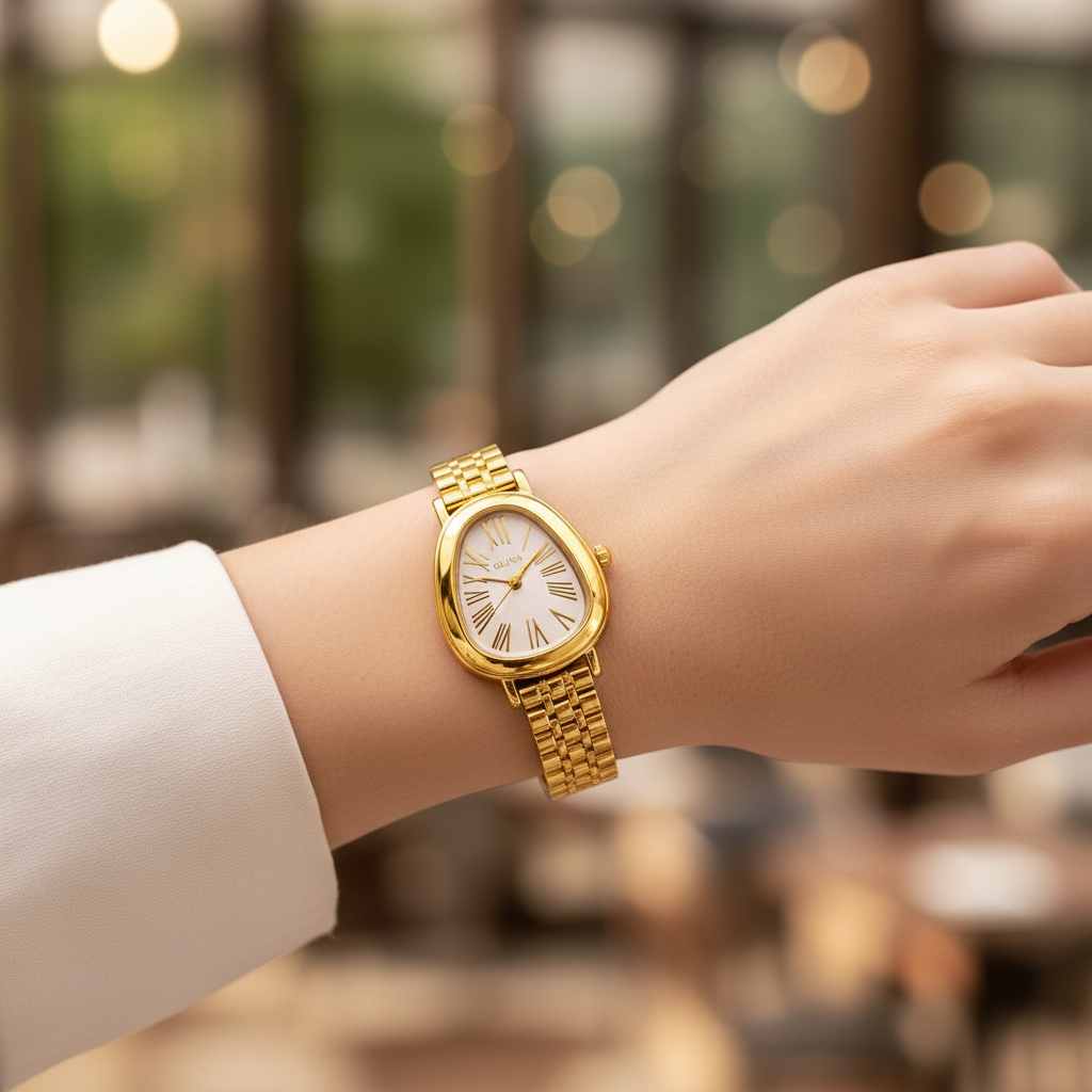 Montre OLIYA Dorée Intégrale – Luxe Intemporel et Élégance Absolue