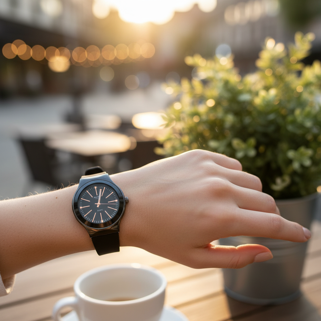 Montre Swatch Noir Élégant – L’Alliance Parfaite du Style Urbain et de la Modernité