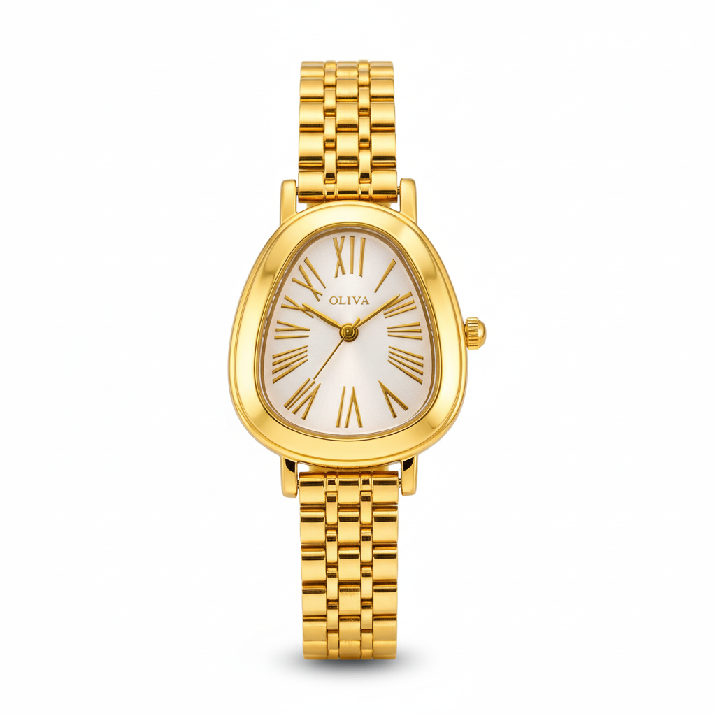 Montre OLIYA Dorée Intégrale – Luxe Intemporel et Élégance Absolue
