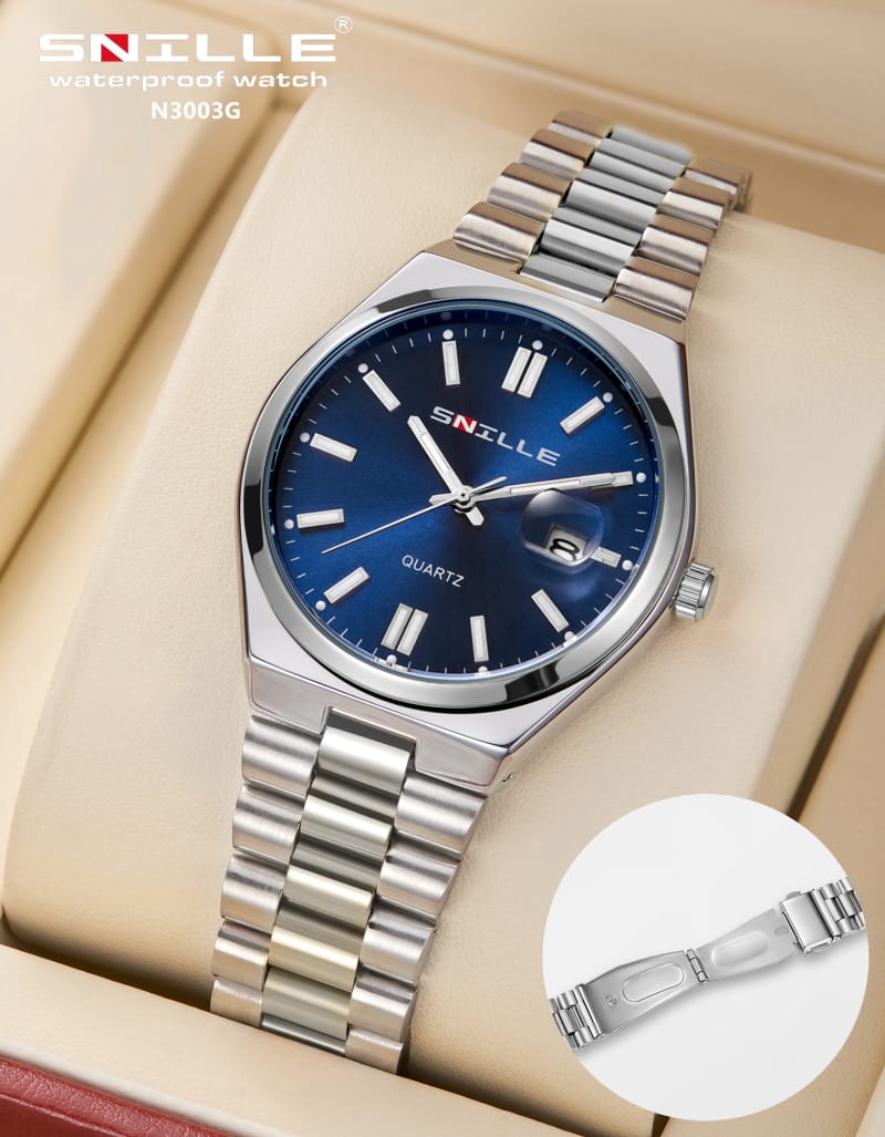 SNILLE Blue Sunray Steel – L’Élégance Classique au Style Distinctif