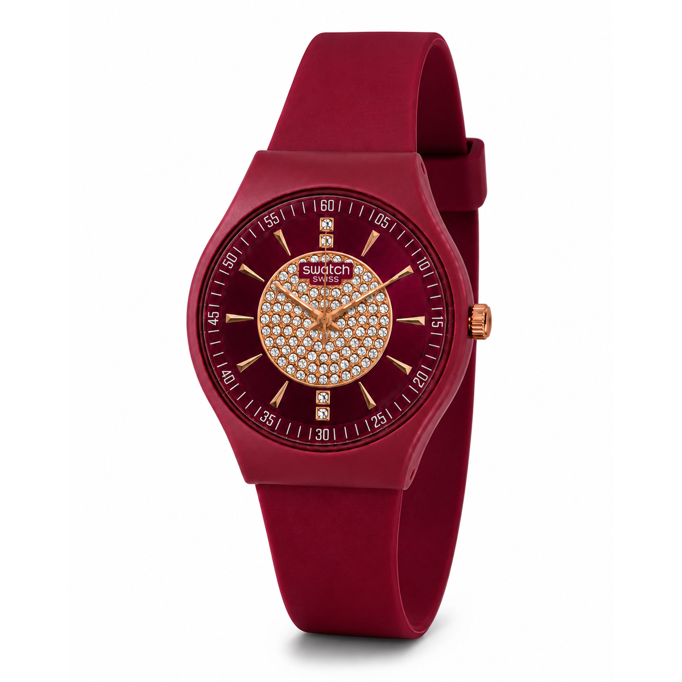Swatch Swiss Crystal – L'Élégance Féminine qui Brille